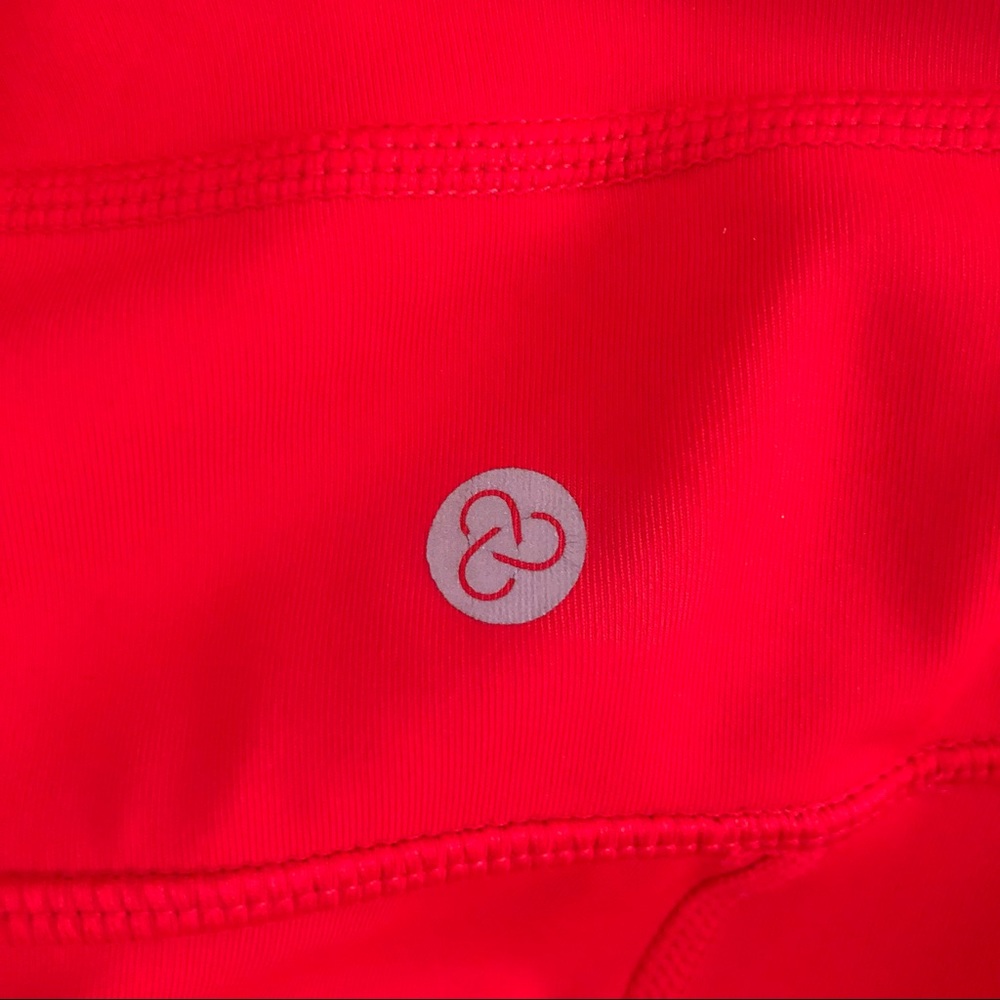 Zella Red Mesh Leggings - Picture 7 of 9